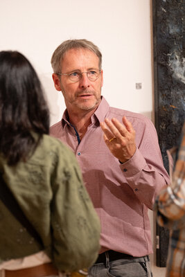 Robert Kachel in the Studio: Kunst erklären? Besser nicht!