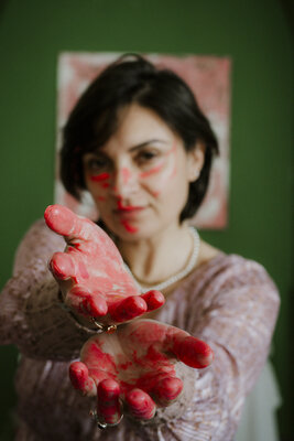 Valentina Mistretta in the Studio