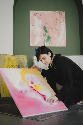 Valentina Mistretta in the Studio