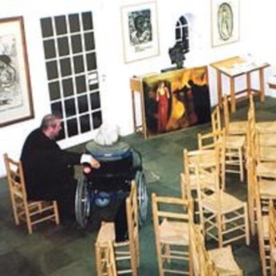 Besik Arbolishvili in de studio: Otto Pankok Museum
