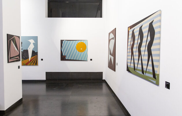 Oliver Szax in de studio: Solo show "COLOSSI — Noise and silence again" in Hybridart Space Gallery in Budapest  |  Feb'22
