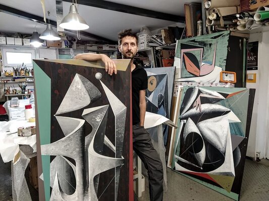 Oliver Szax in de studio: in the studio  |  2021