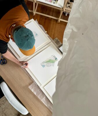 Merten Riesner in the Studio
