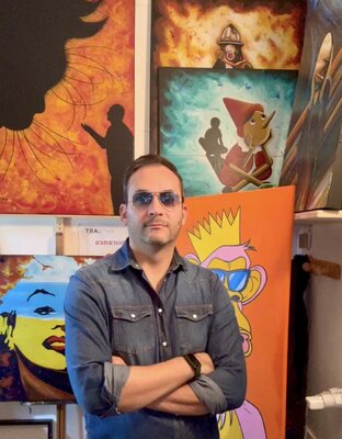 Salvatore Petrucino in the Studio