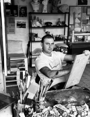 Ara Aleksanyan in de studio