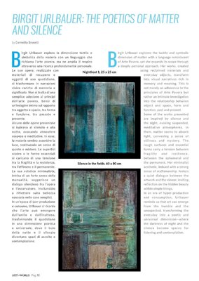 Birgit Urlbauer in de studio: April 2025