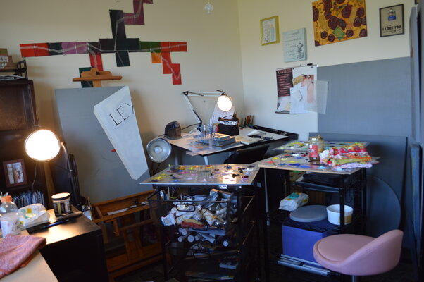 Danette Newton nello studio