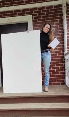 Olga Ponomarenko im Studio