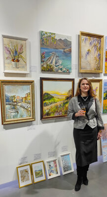 Olga Ponomarenko im Studio