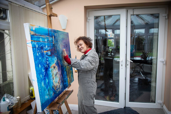 Kasia Turajczyk in the Studio