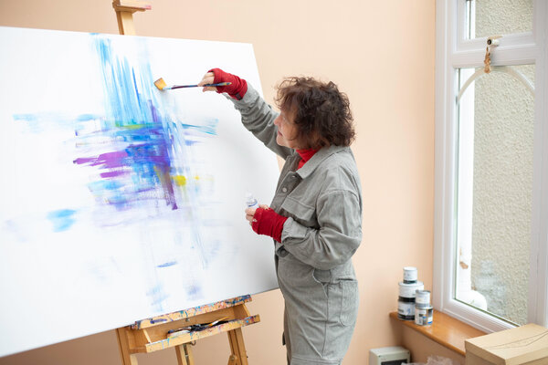 Kasia Turajczyk in the Studio