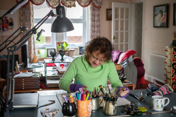 Kasia Turajczyk in the Studio