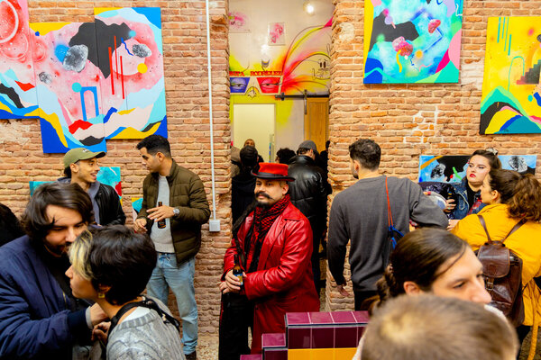 Nataline Pomar im Studio: Exhibition in Madrid