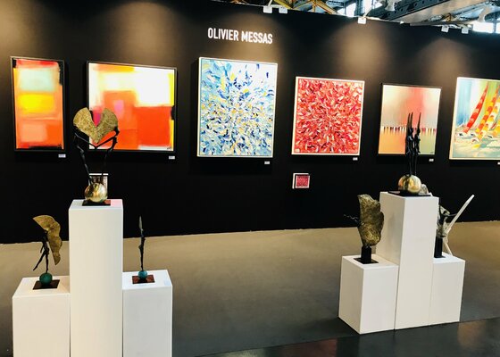 Olivier Messas im Studio: Lyon Art Fair 2019, Lyon, France