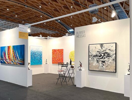 Olivier Messas im Studio: ART KARLSRUHE 2022