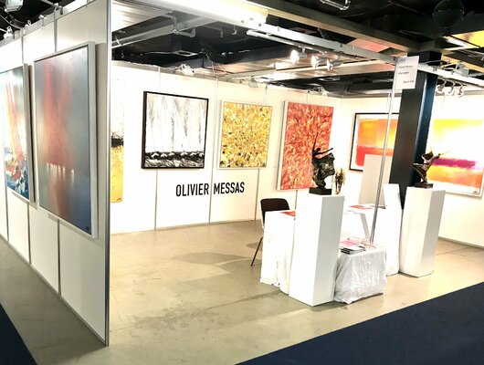 Olivier Messas im Studio: Montreux Art Gallery 2019, Montreux, Suisse