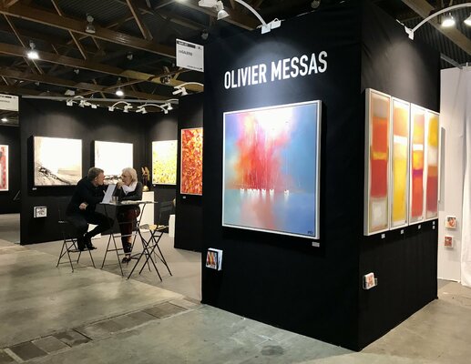 Olivier Messas im Studio: Bruxelles Art Fair 2019