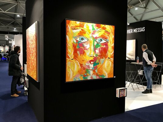 Olivier Messas im Studio: MULHOUSE Art Fair 2019, France