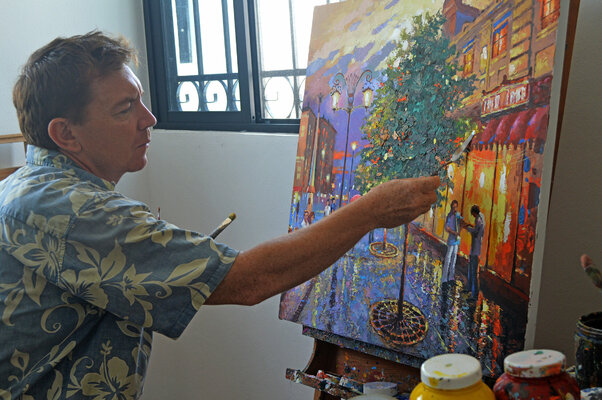 Dmitry Spiros dans le studio