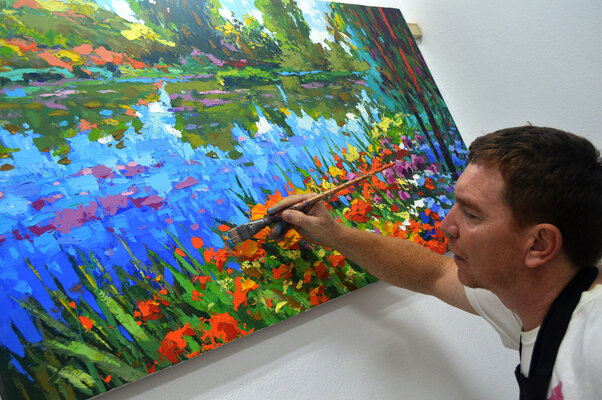 Dmitry Spiros dans le studio