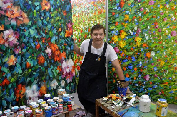 Dmitry Spiros dans le studio