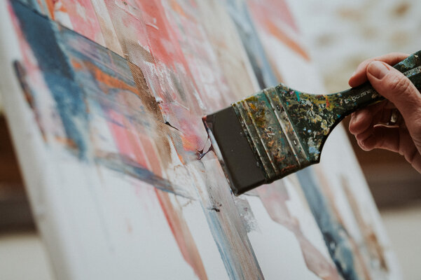 Petra Kirsten in de studio