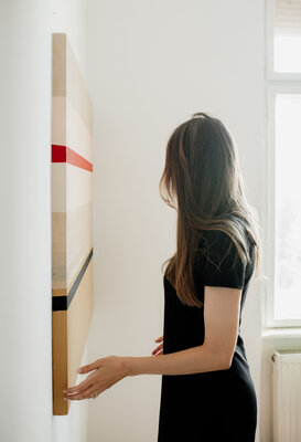 Jovana Čajović dans le studio