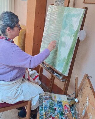 DANIELA CARAVITA en el estudio