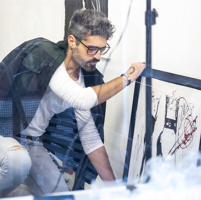 Davaro David nello studio