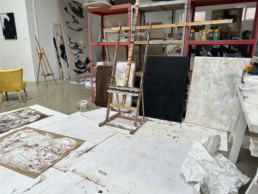 Omar Obaid en el estudio