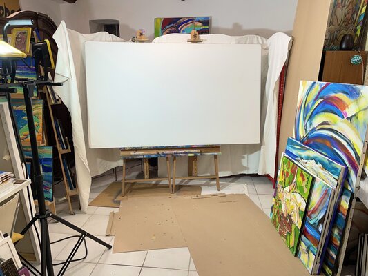 Ignacio Caballero dans le studio: Atelier 5