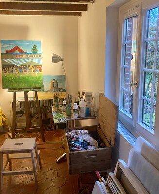 Jean Paul ROLAND im Studio: Espace de travail Normand