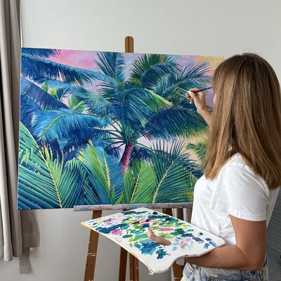 Margarita Buttenmueller in de studio