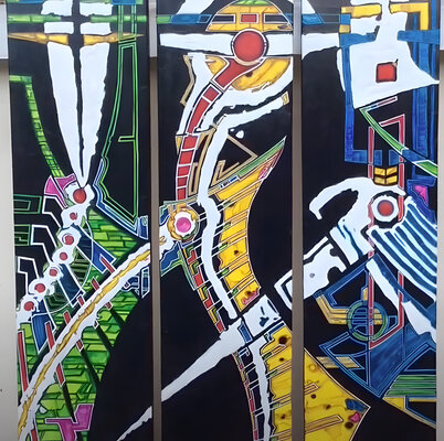 Dominique Favreul in de studio: Terminé et vernis