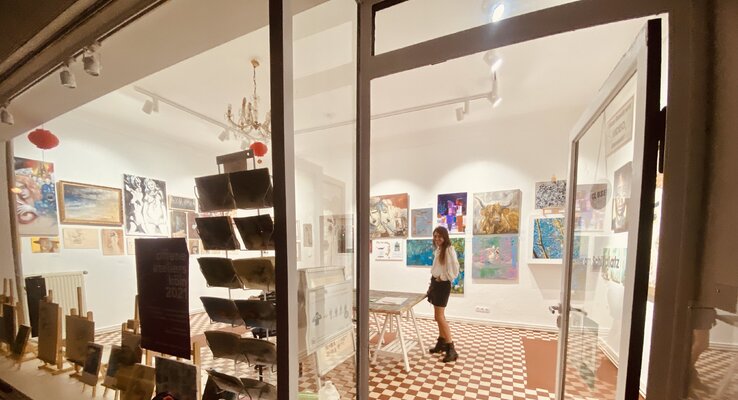 Carolin Schmidt en el estudio: Im Atelier II
