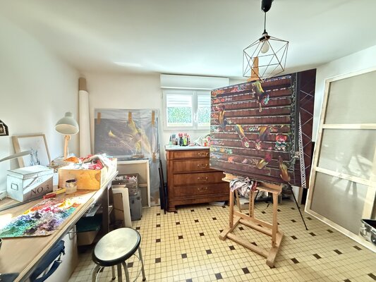 Eunice Green nello studio