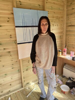 Margie Nottingham dans le studio