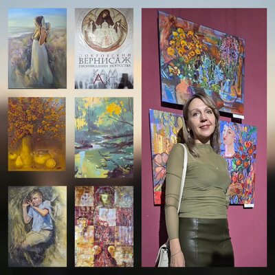 Alla Prisacar in the Studio