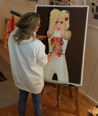 Ursula Haider-Seggl en el estudio: Portrait aus meiner Galerie, Ursula Haider-Seggl