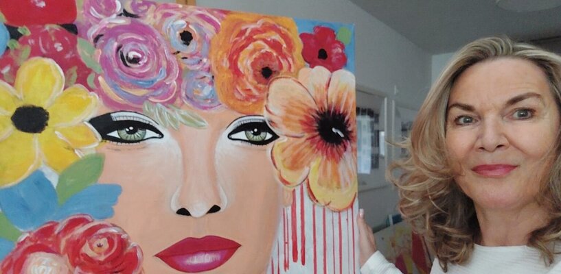 Ursula Haider-Seggl in the Studio: Portrait aus meiner Galerie, Ursula Haider-Seggl