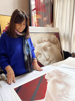 Valeria Corvino in de studio: Il mio Atelier