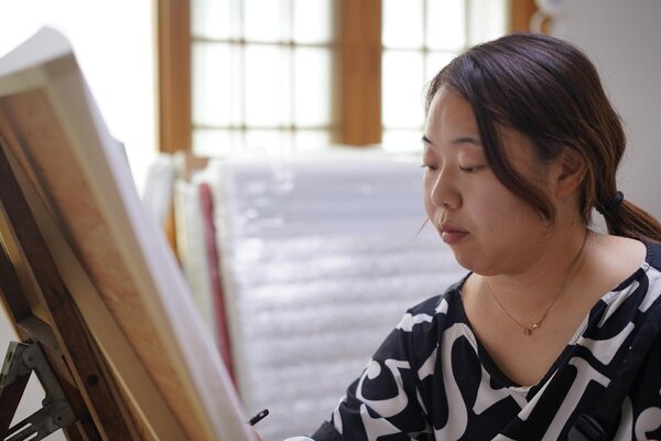 Jinkyeong An in the Studio