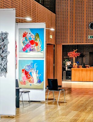 Vlatka Luksic in de studio