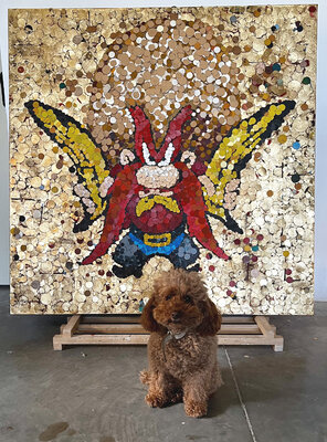 Oscar Baccilieri in de studio