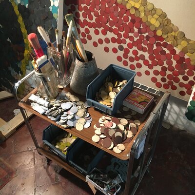 Oscar Baccilieri in de studio