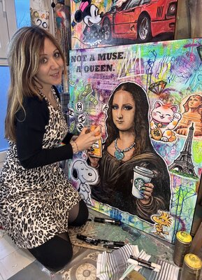 Priscilla Vettese im Studio: L'artiste à l'oeuvre dans son atelier parisien