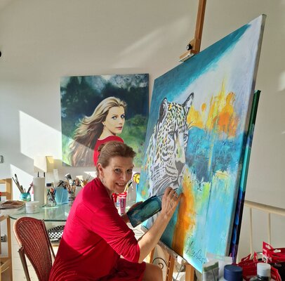 Marion Possler nello studio
