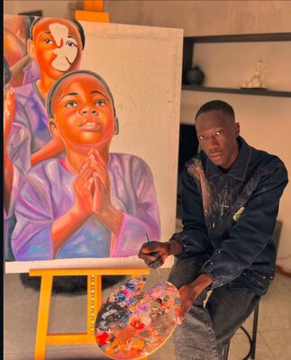Samb DJIBY im Studio: L’arte è un mezzo per andare allo scoperto della vita reale