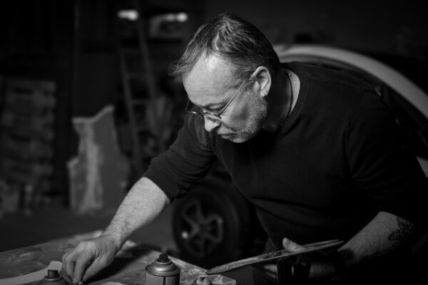 Stéphane DANIEL nello studio