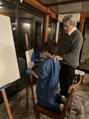 Dan Schaef nello studio